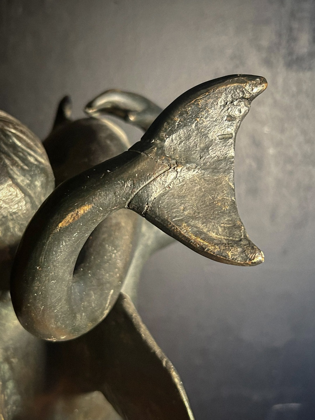 Scultura Pescatore Bronzo - immagine 6