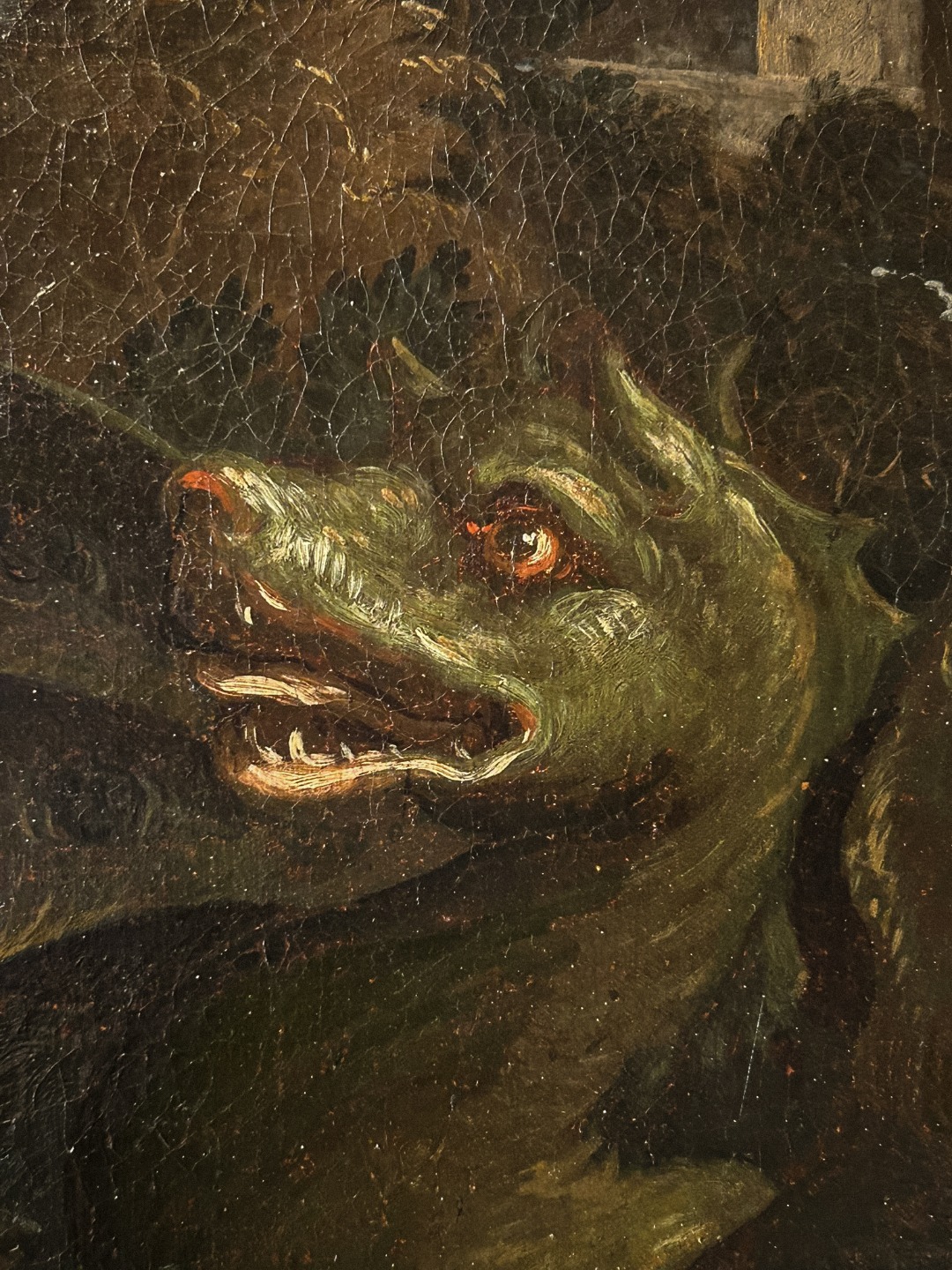 Dipinto Olio su Tela, il Drago - immagine 3
