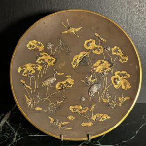 Piatto in Bronzo Periodo Meiji