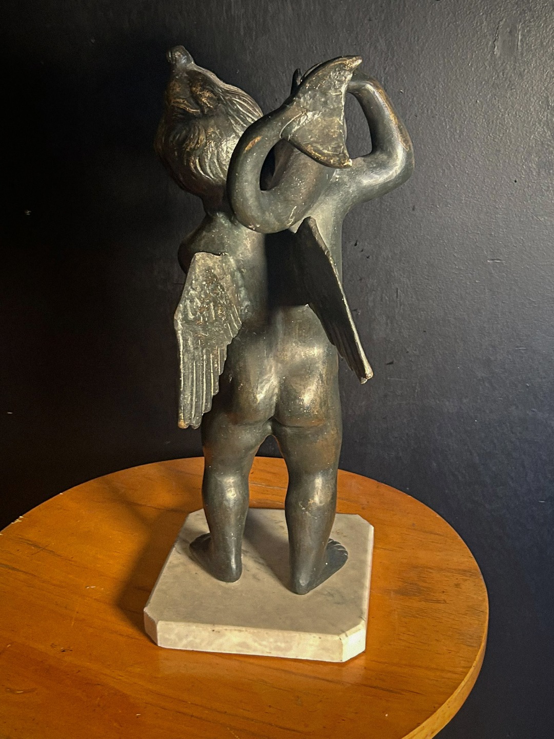 Scultura Pescatore Bronzo - immagine 7