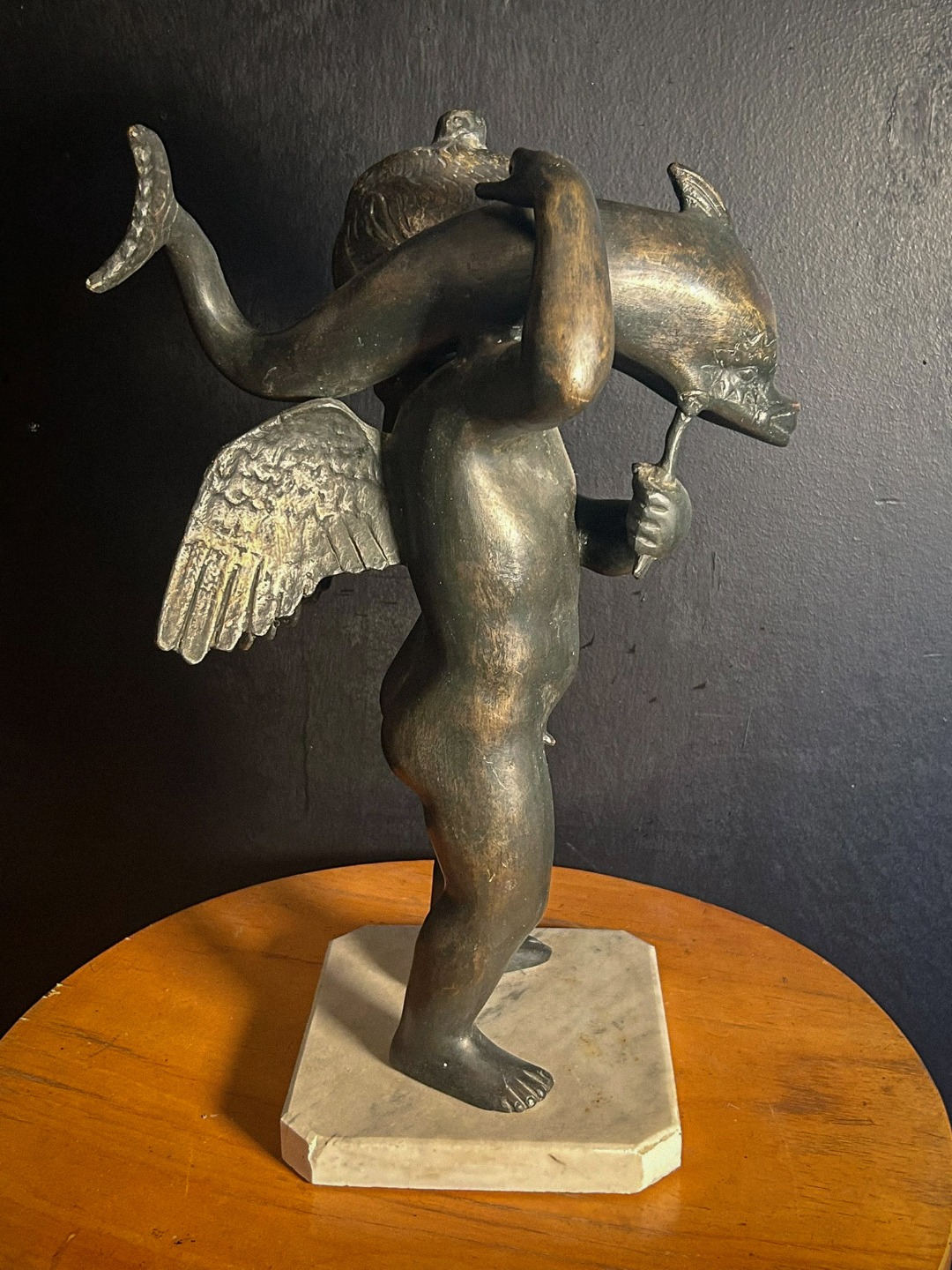 Scultura Pescatore Bronzo - immagine 9