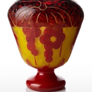 Vaso Art Déco Le Verre Francais