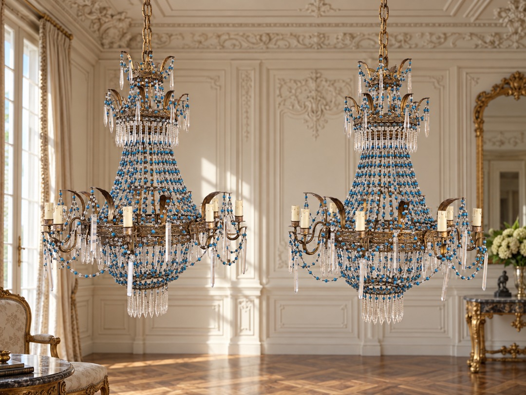 Coppia di Grandi Lampadari
