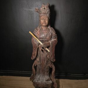 Antica Statua Cinese di Guanyin