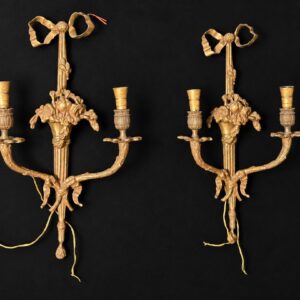 Antica Coppia di Applique Epoca Napoleone III