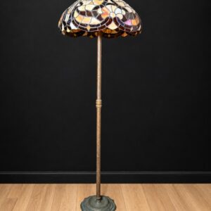 Lampada da Terra in Stile Tiffany Art Déco