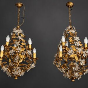 Coppia di lampadari fiorentini