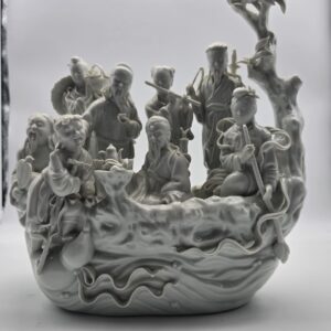 Scultura Cinese in Porcellana Blanc de Chine